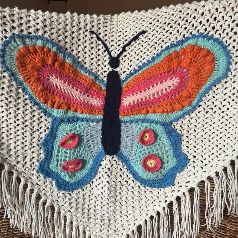 Handmade Butterfly Shawl